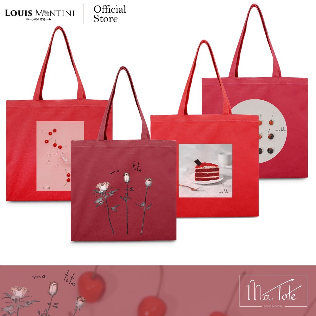 Louis Montini (ma tote) กระเป๋าใส่เครื่องเขียนผ้าแคนวาสกันน้ำ CVRS009