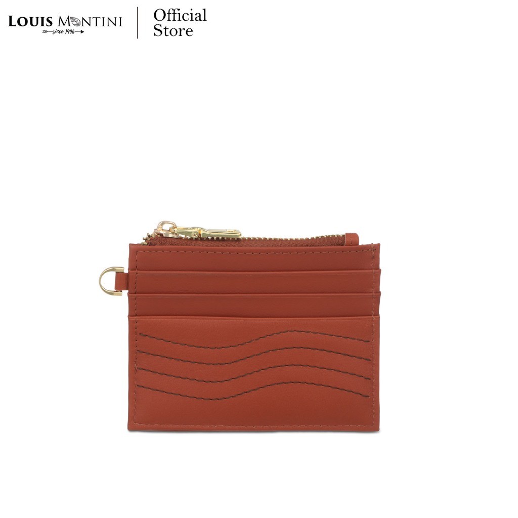 Louis Montini (The Pale) กระเป๋าใส่บัตรเครดิต หนังวัวแท้ WK30