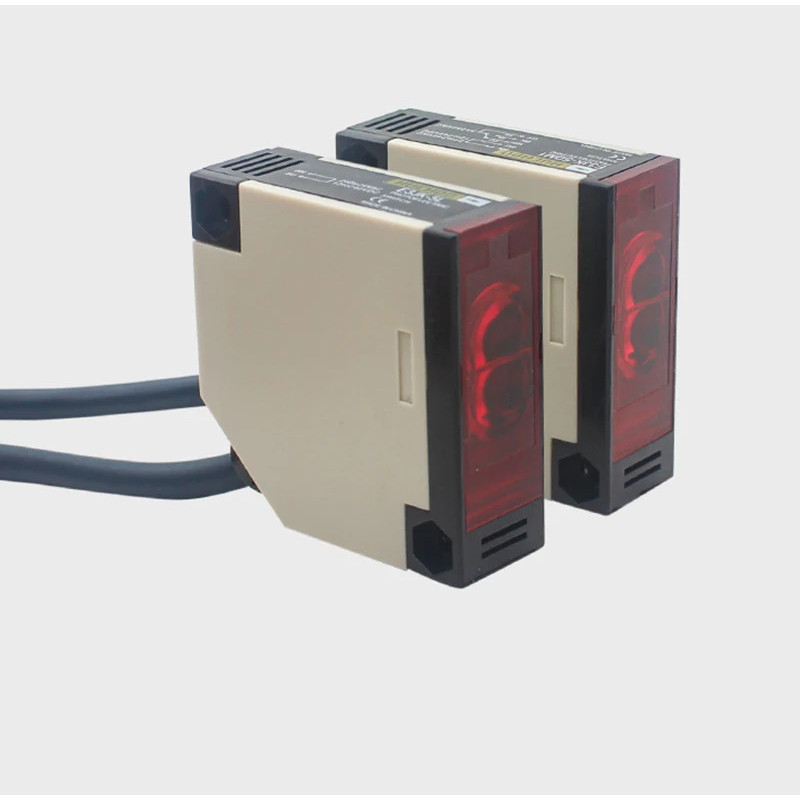 1 คู่ เซ็นเซอร์สวิตช์โฟโตอิเล็กทริคอินฟราเรด รับและส่ง E3JK-5DM1-5L AC และ DC ระยะ 5 เมตร