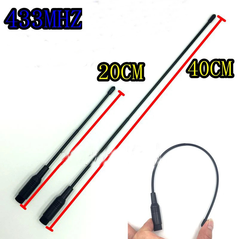 5 ชิ้น เสาอากาศโดรน 433MHZ 10dBi กำลังขยายสูง เสาอากาศนุ่ม ยาว 20 ซม. โมดูลส่งข้อมูลไร้สาย 10dBi SMA