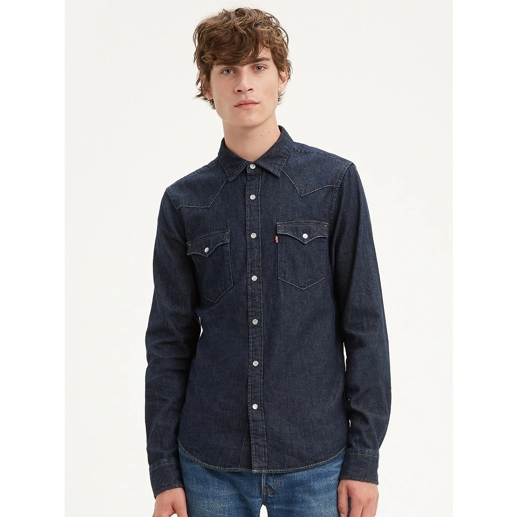 Levi's® เสื้อเชิ้ตผู้ชาย ทรงคลาสสิก รุ่น Western Standard Fit Shirt