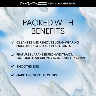 MAC Hyper Real Cream to Foam Cleanser / แมค โฟมล้างหน้า Hyper Real - ทำความสะอาดอย่างล้ำลึก แต่ยังคงให้ผิวที่ชุ่มชื้น