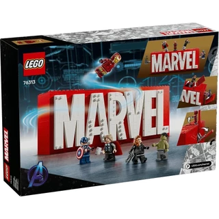 LEGO Super Heroes Marvel 76313 MARVEL Logo & Minifigures (931pcs.), Building Blocks, Kids Toy