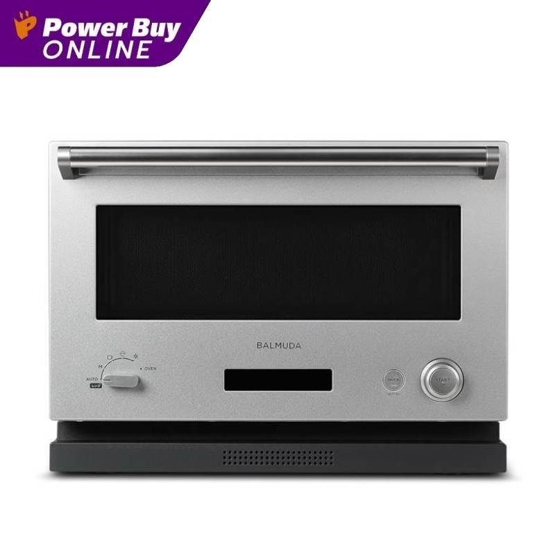 BALMUDA The Range เตาอบไมโครเวฟ (1370 วัตต์, 20 ลิตร, สี Stainless) รุ่น K09F-SU