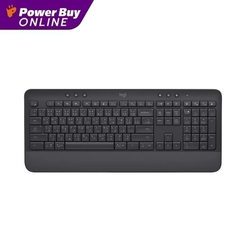 LOGITECH คีย์บอร์ดไร้สาย (สีดำ) รุ่น K650 Black