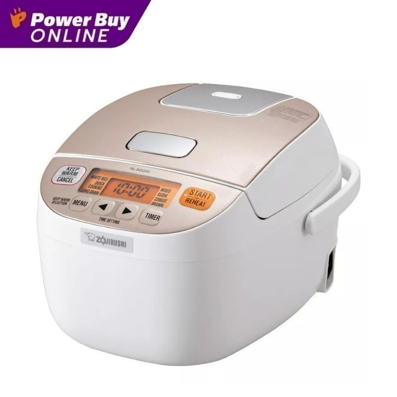 ZOJIRUSHI หม้อหุงข้าวดิจิตอล (825-900 วัตต์, 1.8 ลิตร, สีขาว) รุ่น NL-DSQ18
