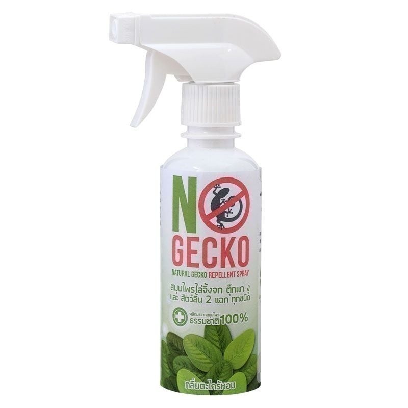 NO GECKO โนเก็คโค่สเปรย์สมุนไพรไล่จิ้งจกและสัตว์เลื้อยคลาน 200มล. [8858824000018]