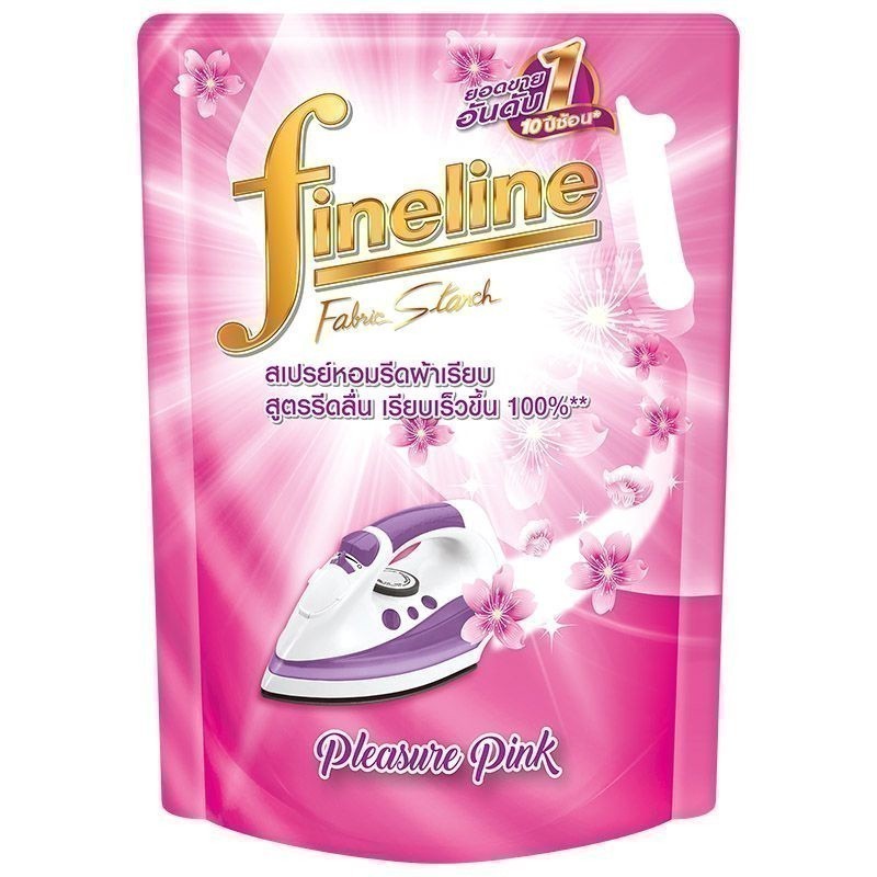 FINELINE ไฟน์ไลน์น้ำยารีดผ้าเรียบสีชมพู 1600มล. รีฟิล [8851989030654]