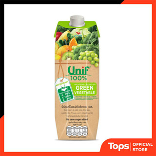 UNIF ยูนิฟน้ำผักใบเขียวผสมน้ำผลไม้รวม100เปอร์เซ็นต์ 1ลิตร [8…