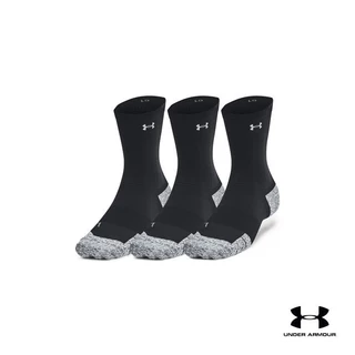 Under Armour Unisex UA ArmourDry® Run Cushion 3-Pack Mid-Crew Socks