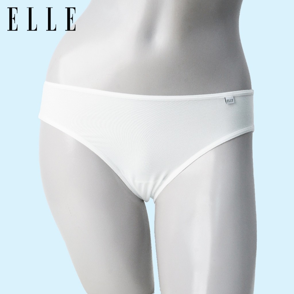 ELLE กางเกงในทรง BIKINI ผ้าเนื้อนุ่ม กุ้นยางวายเนื้อนุ่ม รุ่น LU2867