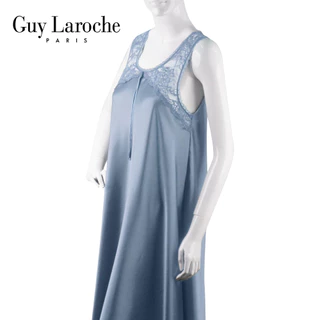 Guy Laroche ชุดนอน GN4C43 ของแท้เกรด A ทรงกระโปรงสั้น ผ้าซาตินเนื้อนุ่ม ผ้าลื่น แต่งลูกไม้ที่อกด้านหน้า