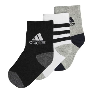 adidas ไลฟ์สไตล์ ถุงเท้าพิมพ์ลาย (3 คู่) เด็ก สีขาว IA3942