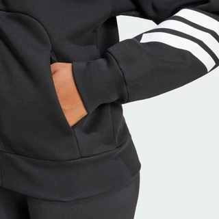 adidas Lifestyle Future Icons 3-Stripes Full-Zip Hoodie Women Black JE0171