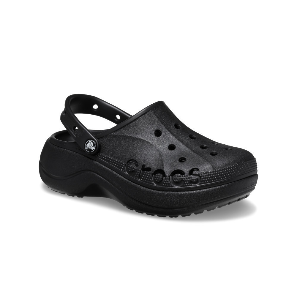 CROCS รองเท้าลำลองผู้หญิง BAYA PLATFORM CLOG  รุ่น 208186001 - BLACK