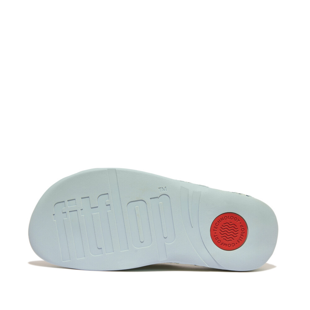 FITFLOP SURFA MULTI-TONE WEBBING รองเท้าแตะแบบหูหนีบผู้หญิง รุ่น HH2-B70 สี MINT BLUE MULTI
