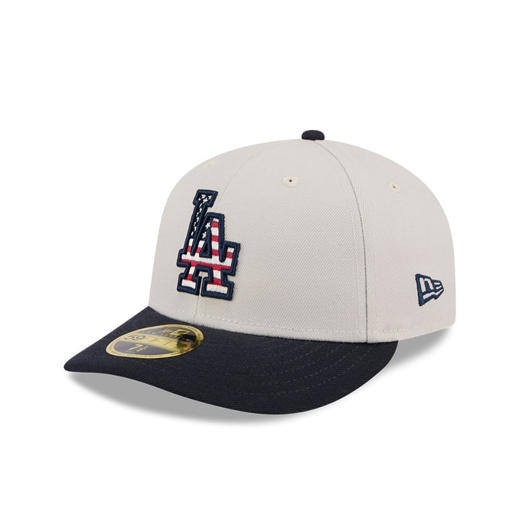 New Era หมวกรุ่น Los Angeles Dodgers MLB 4th July Navy 59FIFTY Low Profile Cap