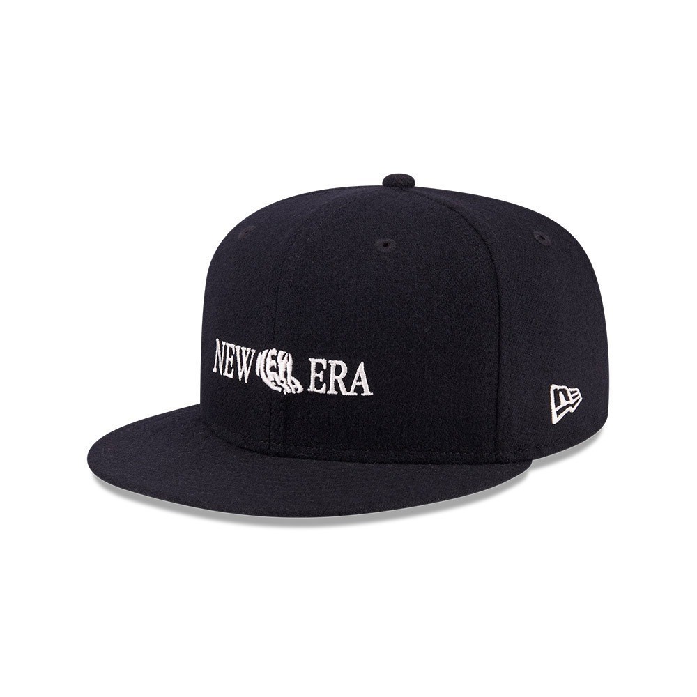NEW ERA หมวก รุ่น NEW ERA 59FIFTY DAY CAP LOGO BLACK 59FIFTY CAP 60571866