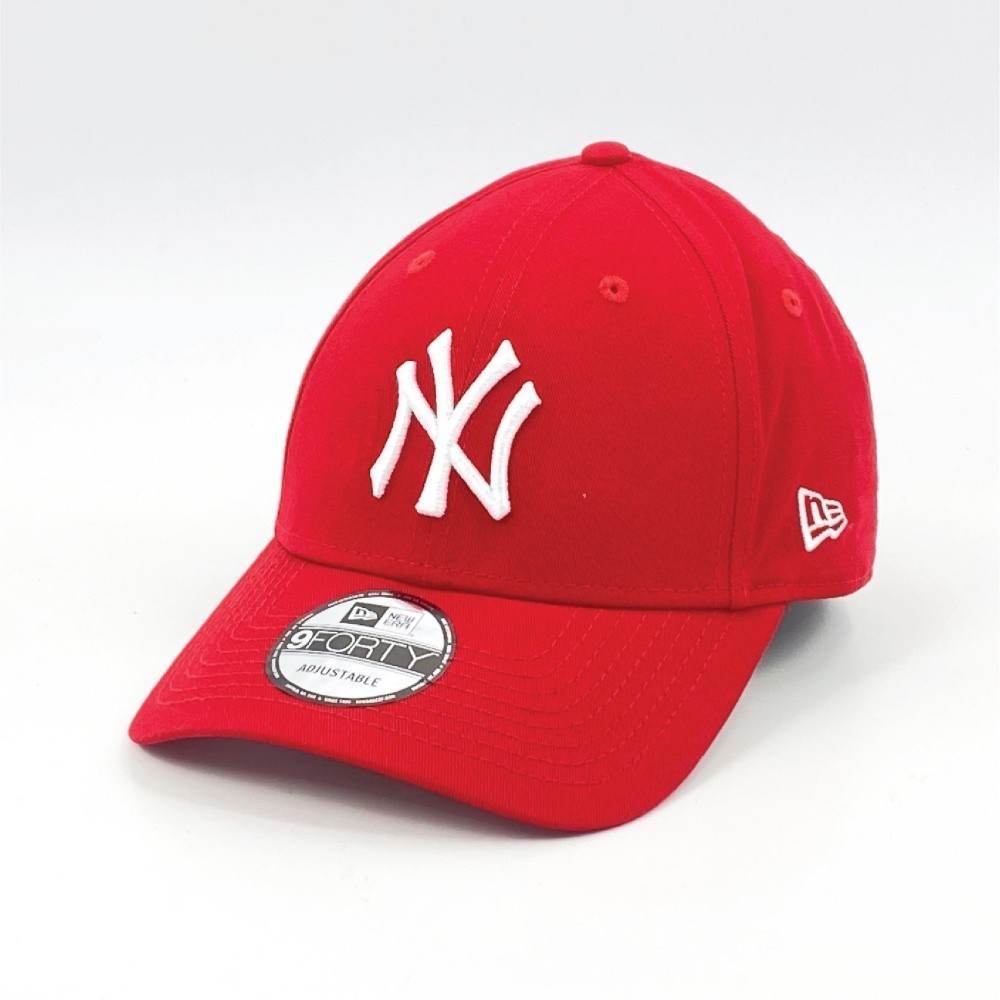 NEW ERA หมวก รุ่น NEW YORK YANKEES LEAGUE BASIC SCARLET/WHITE 9FORTY CAP