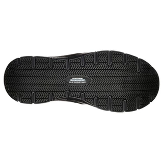 Skechers สเก็ตเชอร์ส รองเท้าทำงานผู้ชาย Men Work Flex Advantage Slip Resistant Work Shoes - 77071-BLK (latest)