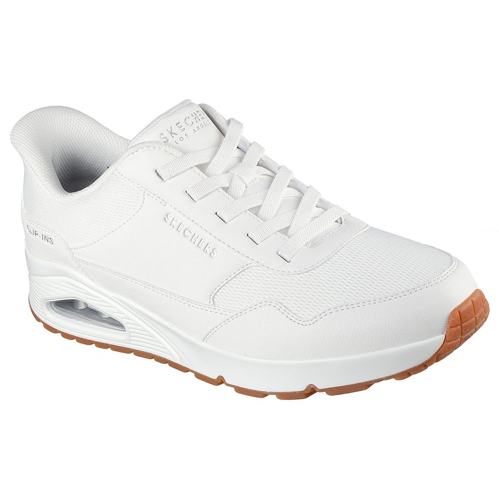 Skechers สเก็ตเชอร์ส รองเท้าผู้ชาย Men Slip-Ins Street Uno Banksia Shoes - 183022-WHT Air-Cooled Memory Foam - รูปที่ 2