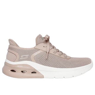 Skechers สเก็ตเชอร์ส รองเท้าลำลองผู้หญิง Women Slip-ins BOBS Sport Arc Waves 2.0 Casual Shoes - 117638-TAN Memory Foam
