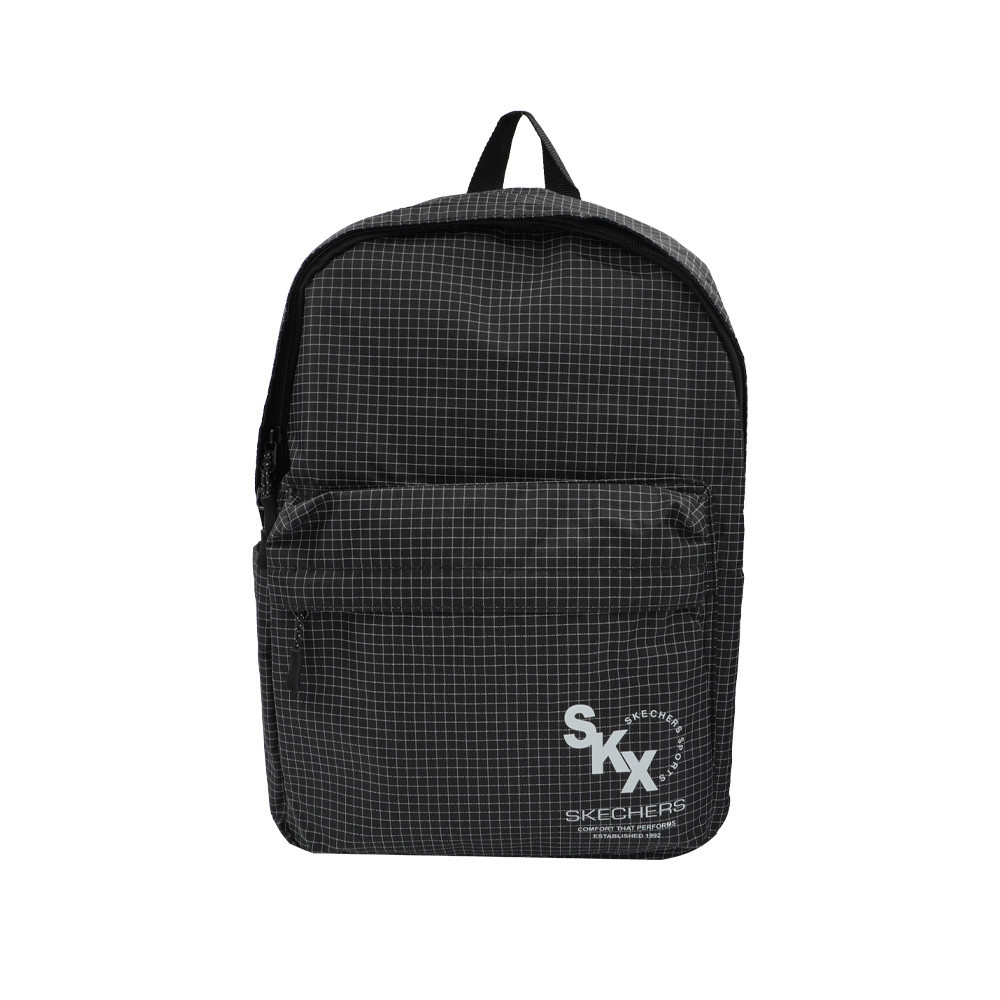 Skechers สเก็ตเชอร์ส กระเป๋าเป้สะพายหลังยูนิเซ็กส์ Unisex Black Check Performance Backpack - SP124U096-02L2