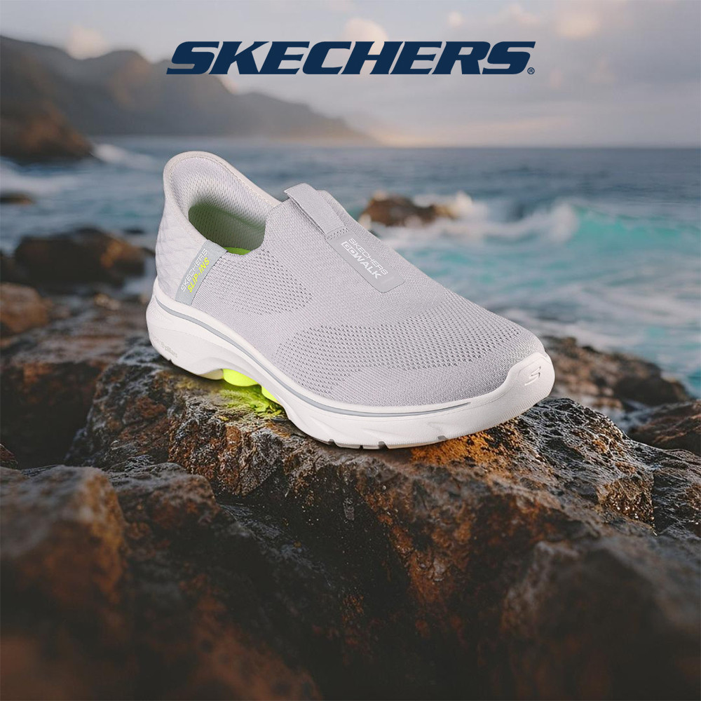Skechers สเก็ตเชอร์ส รองเท้าผู้ชาย Men Slip-ins GOwalk 7 Easy On 2 Walking Shoes - 216641-GYYL Air-C