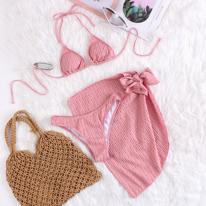 ชุดว่ายน้ำ บิกินี่ สามชิ้น รุ่น W011 W23089  Barbie Thailand Shop