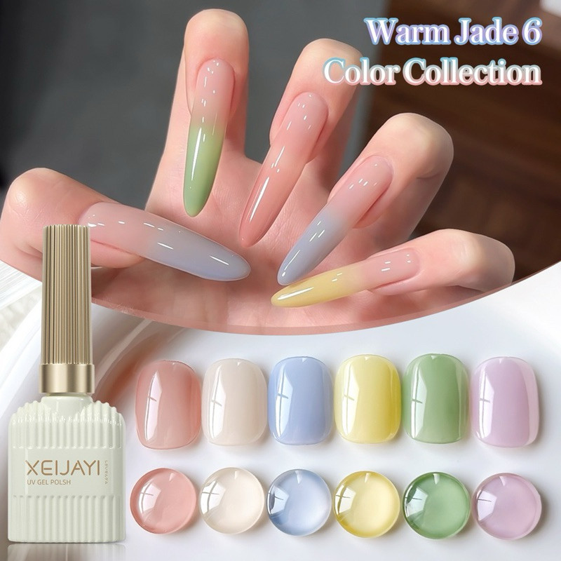 สีทาเล็บเจล โทนไซรัปพาทเทล ทาแล้วสวยมาก สีน่ารักสดใส ขนาด 15ml