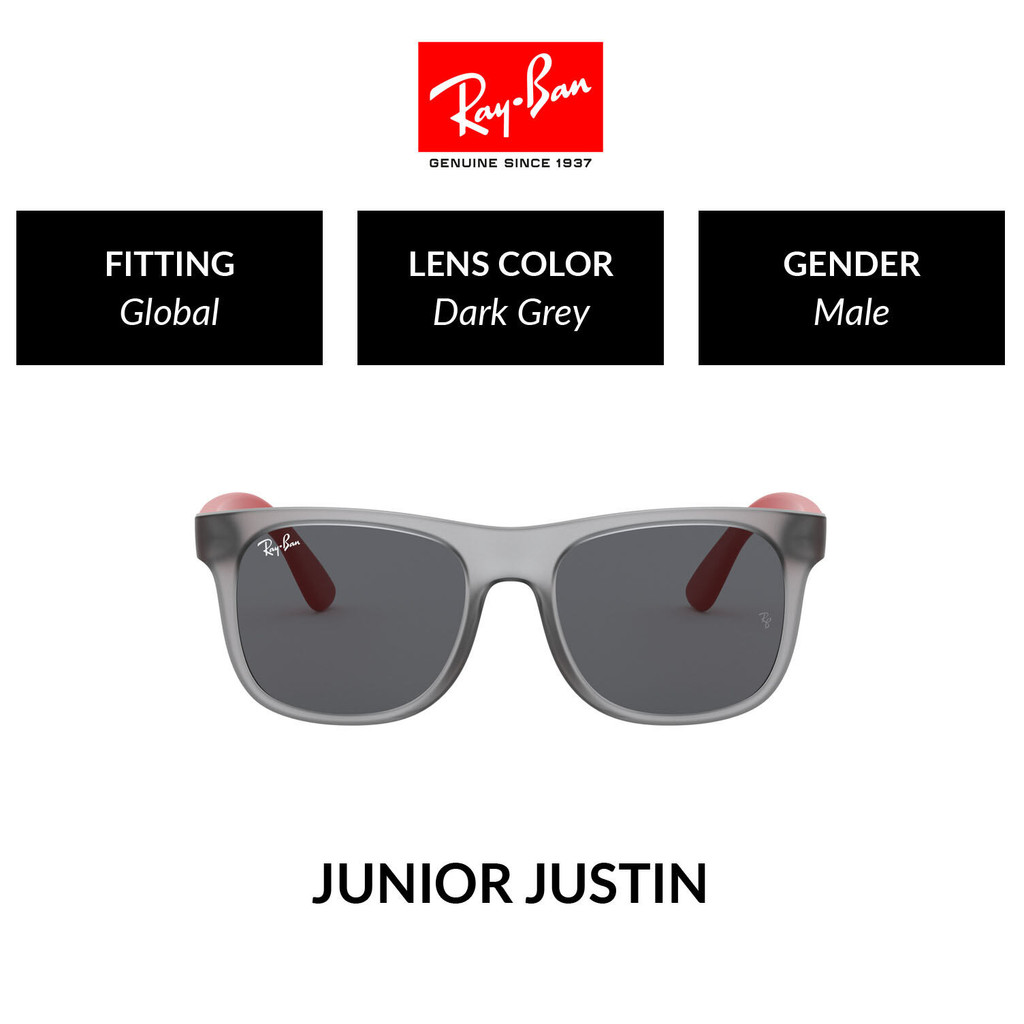 RAY-BAN JUNIOR SOLE JUNIOR JUSTIN – RJ9069S 705987 -Sunglasses แว่นกันแดด