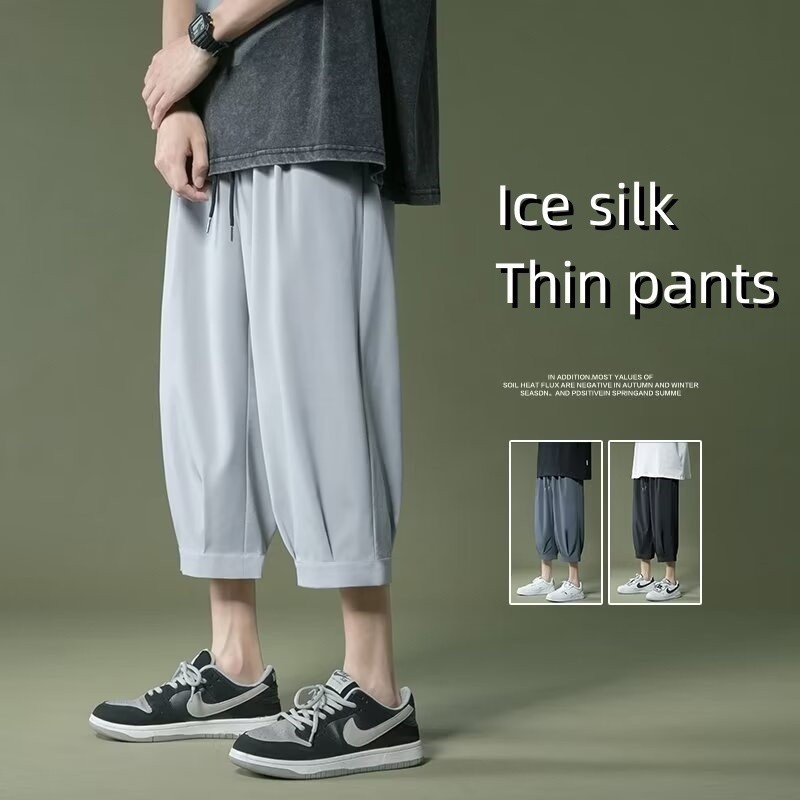 M-5XL ผู้ชายแห้งเร็วกางเกงขาสั้นแฟชั่นเลกกิ้งลำลอง
