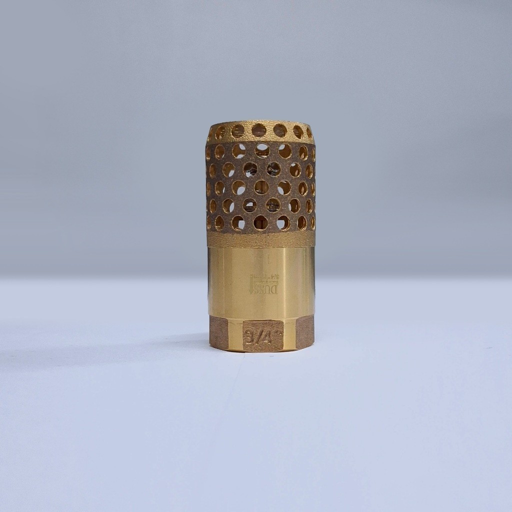 สปริงฟุตวาล์ว รังผึ้ง (ทองเหลือง) DUSS : 3/4 (6 หุน), 1 นิ้ว, 1-1/2 นิ้ว, 2 นิ้ว วาล์วกันย้อน ดัส หัวกะโหลก - รูปที่ 5