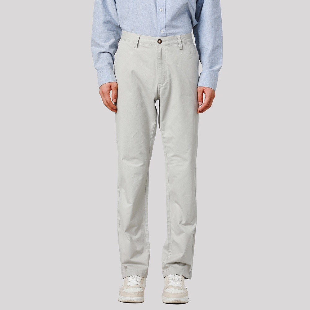 John Henry กางเกงผู้ชายขายาว ทรงปกติ รุ่น JH S425MPTRG13 - สีเทาอ่อน