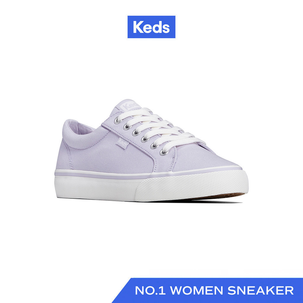 KEDS รองเท้าผ้าใบ แบบผูกเชือก รุ่น JUMP KICK CANVAS สีม่วง ( WF67758 )