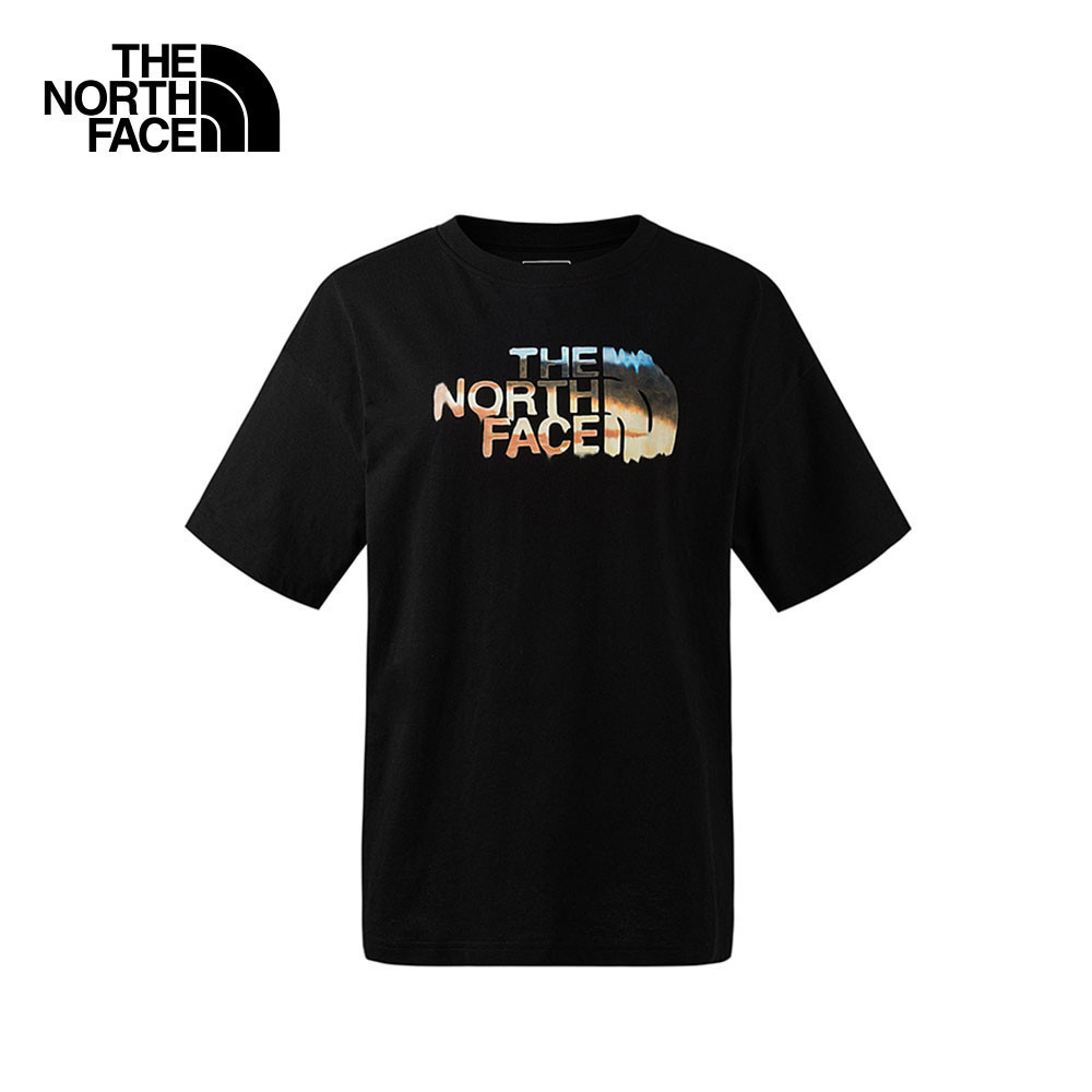 THE NORTH FACE W LOGO PLAY SS TEE - TNF BLACK เสื้อยืดแขนสั้นผู้หญิง (ดูตารางไซซ์ ASIA/AP)