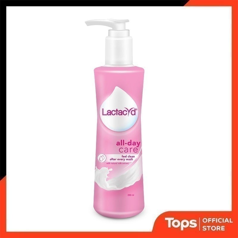 LACTACYD แลคตาซิดผลิตภัณฑ์ทำความสะอาดจุดซ่อนเร้นสูตรออลเดย์แคร์ 250มล. [8850886097081]