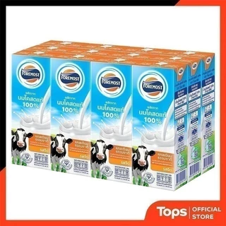 FOREMOST โฟร์โมสต์นมยูเอชทีรสจืด 180มล. แพค 12 [8850188900317]