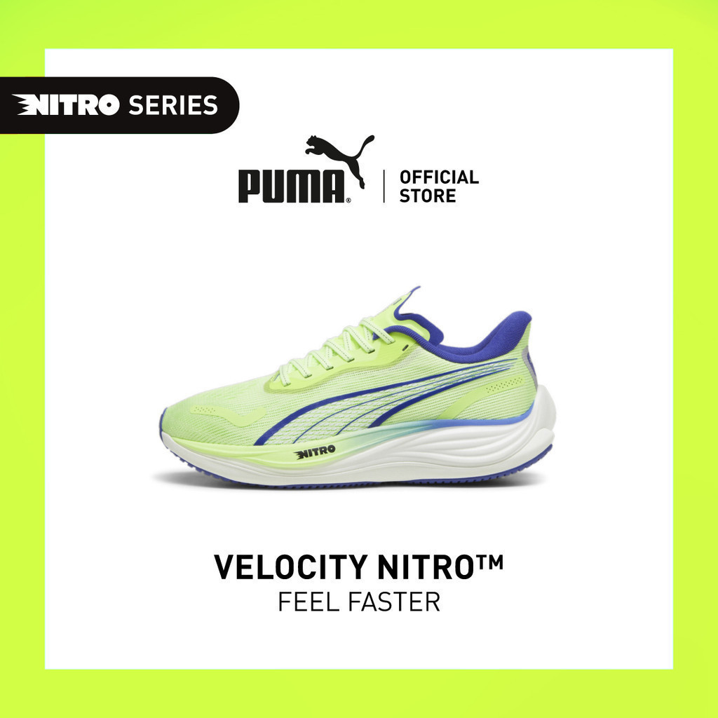 PUMA RUNNING - รองเท้าวิ่งผู้ชาย Velocity NITRO™ 3 สีเหลือง - 37774813