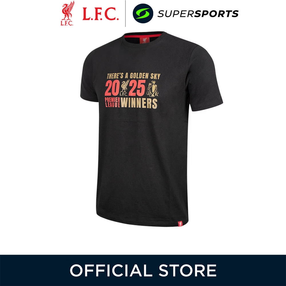 LFC EPL Champions 2024/25 เสื้อยืดฟุตบอลผู้ชาย