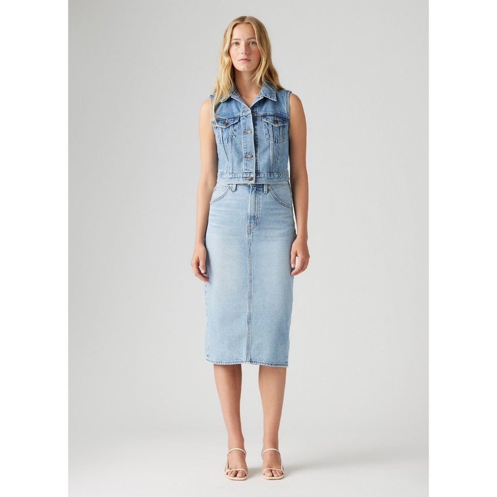 กระโปรง Levi's® Women's High-Rise Slit Skirt