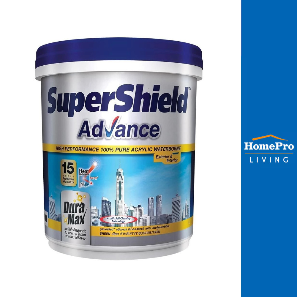 TOA สีน้ำทาภายนอก SUPERSHIELD ADVANCE BASE A เนียน 9 ลิตร