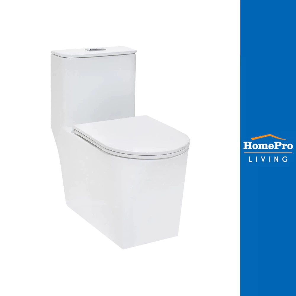 MOYA สุขภัณฑ์ 1 ชิ้น 301 3/6 ลิตร สีขาว จัดส่งโดย HomePro ชักโครก โถส้วม