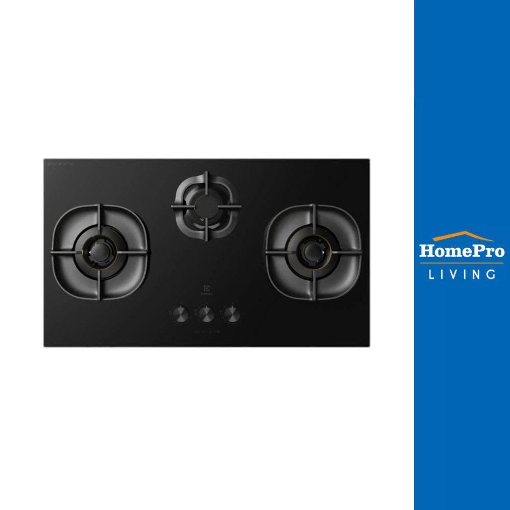 [ฟรีติดตั้ง! สำหรับระบบไฟพร้อมและไม่ครอบคลุมการเจาะท็อปเคาน์เตอร์] ELECTROLUX เตาฝังแก๊ส  EHG9361BC 