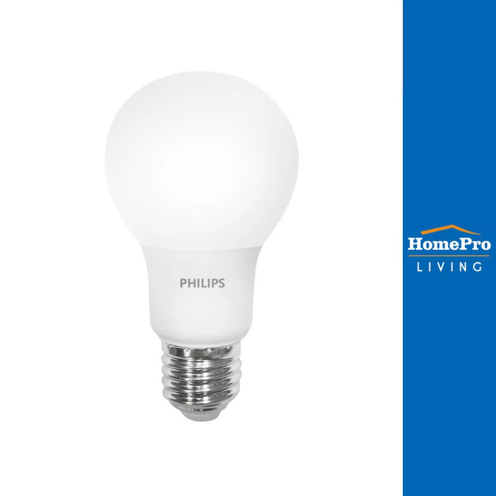 PHILIPS หลอดไฟ LED BULB A55 10 วัตต์ COOLDAYLIGHT E27 จัดส่งโดย HomePro