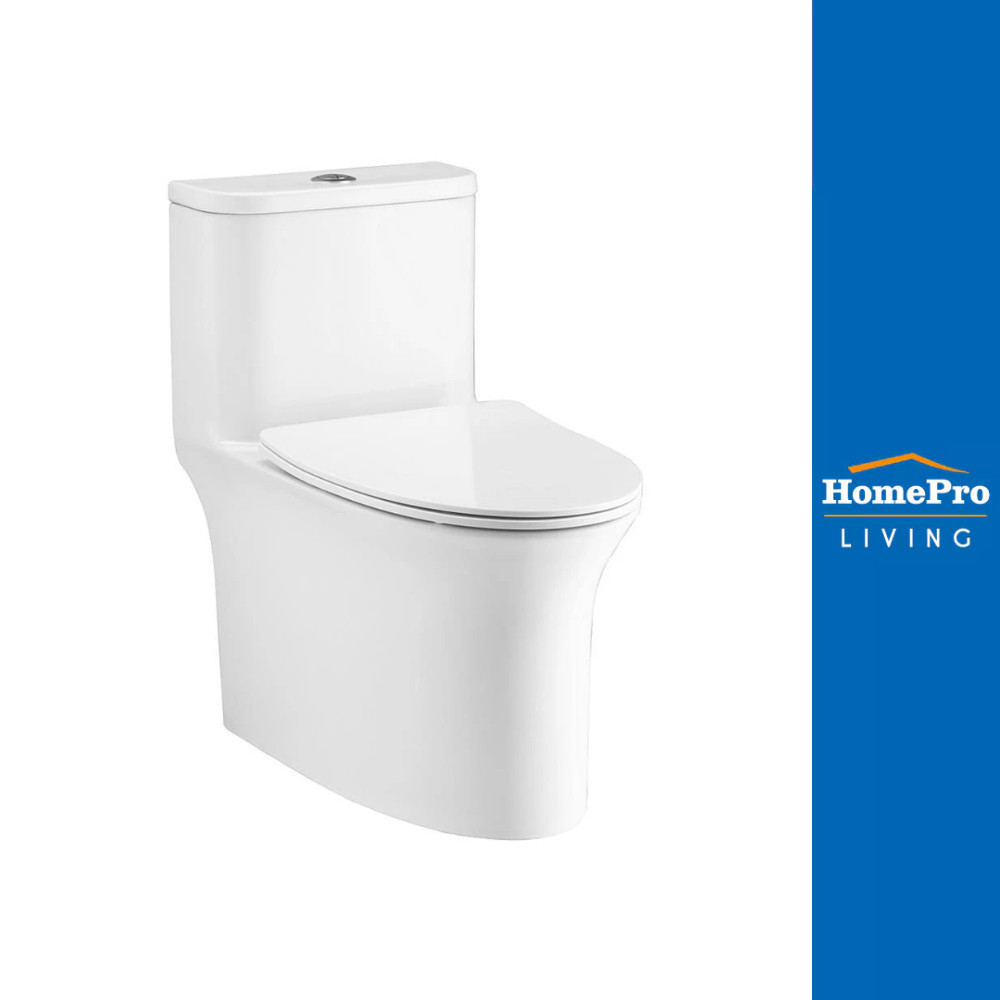 [สินค้าไม่รวมติดตั้ง] สุขภัณฑ์ 1 ชิ้น COTTO C11006H 3/5.5 ลิตร สีขาว  Exclusive only @ HomePro