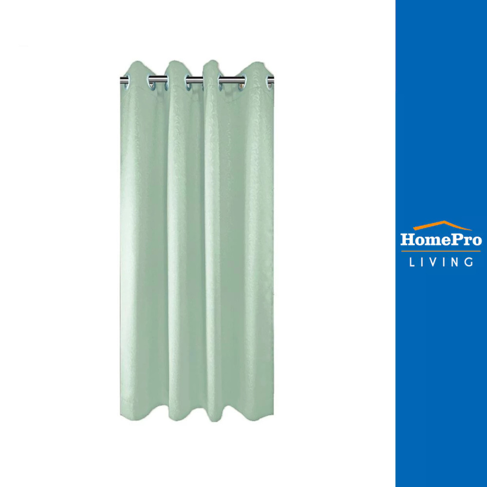 HOME LIVING STYLE ผ้าม่าน EYELET PROTEA UV 140x160 ซม. สีเขียว จัดส่งโดย HomePro