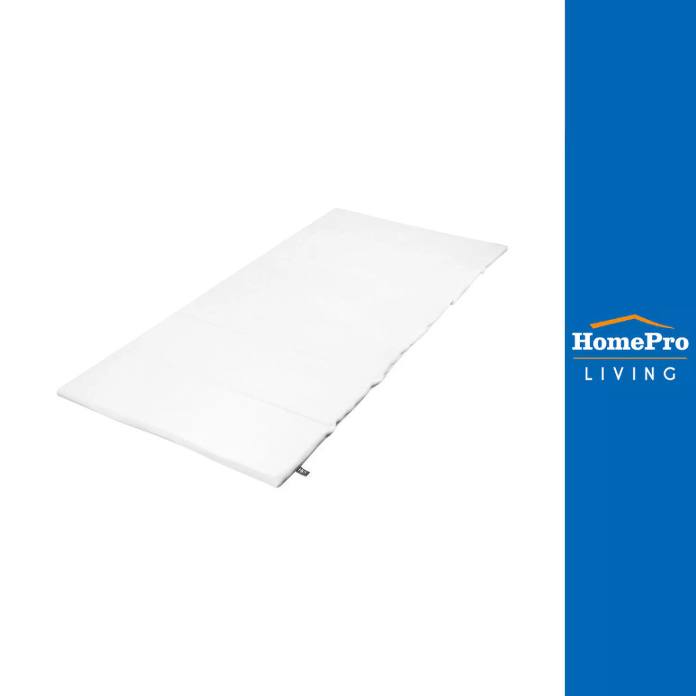 HomePro ที่นอนยางพารา ที่นอนปิคนิค NATURAL CREAM ขนาด 90X195 ซม 6 พับ แบรนด์ HLS
