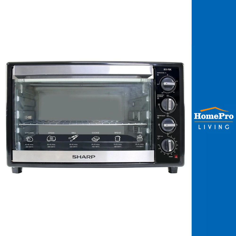 SHARP เตาอบเล็กแมนนวล EO-70K 70 ลิตร จัดส่งโดย HomePro