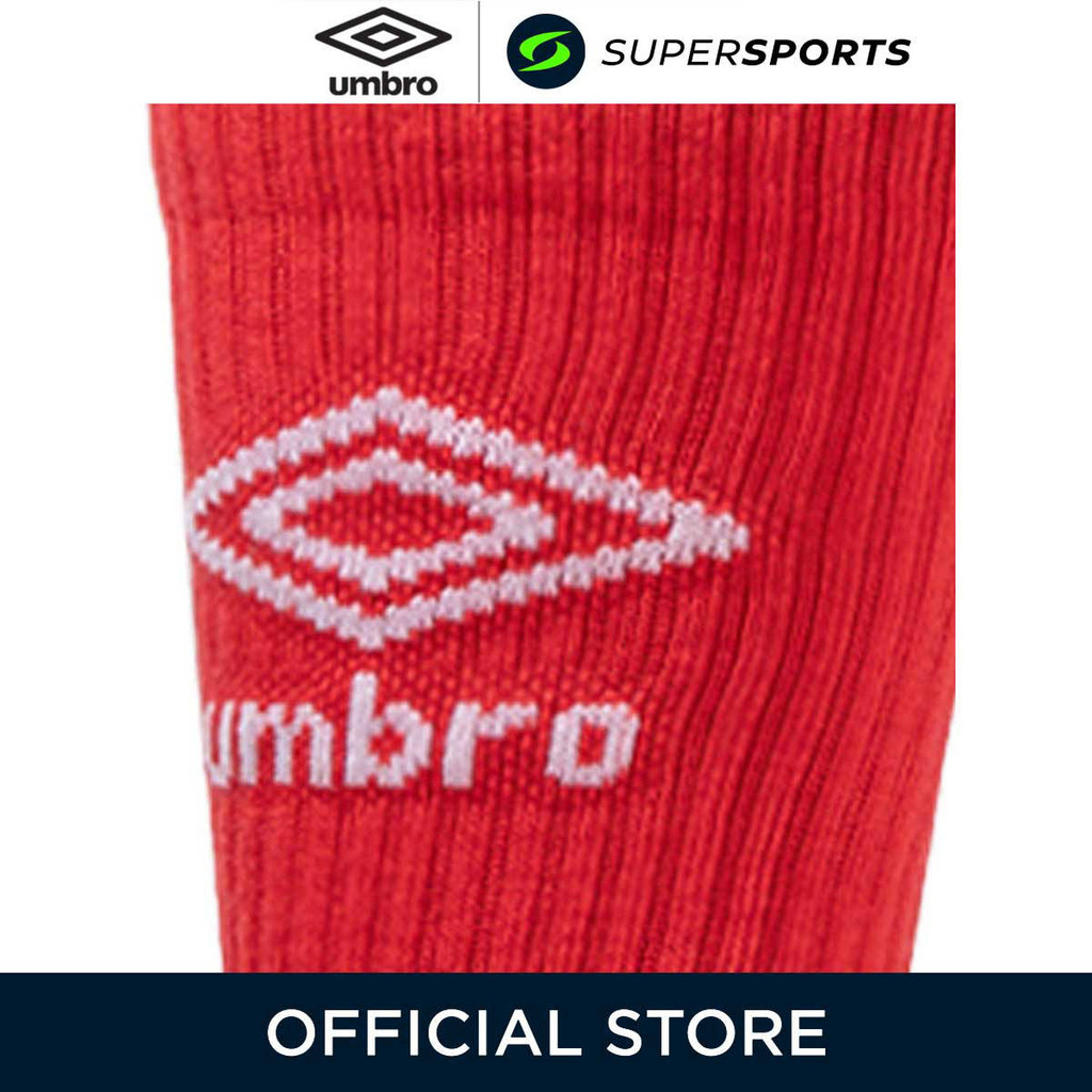 UMBRO UMBATSOCK1-RD ถุงเท้าฟุตบอลผู้ใหญ่ ราคา ถูกที่สุด โปรบีเคเค แกลเลอรีภาพที่ 5